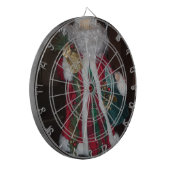 クラシックサンタクロース:永遠の休日のアイコン ダーツボード (正面左)