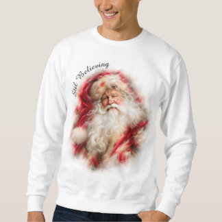 クラシックサンタ クリスマス ヴィンテージホリデー スウェットシャツ