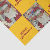 クラシックサンタ – チェックイトゥーズホリデー金ゴールド 薄葉紙 (詳細)