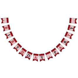 クラシックサーカスカラーバースデーパーティー バンティングフラッグ