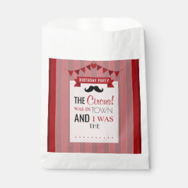 クラシックサーカスポスターチルドレンズバースデーパーティー フェイバーバッグ