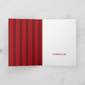 クラシックサーカスポスターバースデーパーティーありがとう サンキューカード (内部)