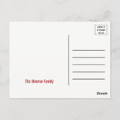 クラシックサーカスポスターバースデーパーティーありがとう ポストカード (裏面)