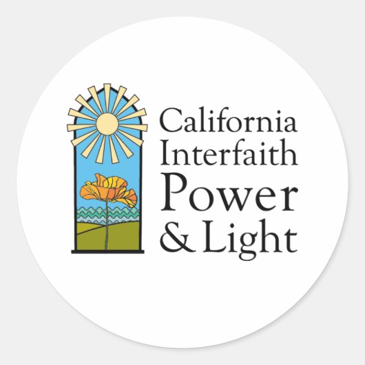 クラシックサークルステッカー ラウンドシール (正面)