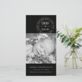 クラシックサークル刻印シールベビーファーストノールフォト シーズンカード (スタンド正面)