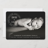 クラシックサークル刻印シールベビーファーストノールフォト シーズンカード (正面)