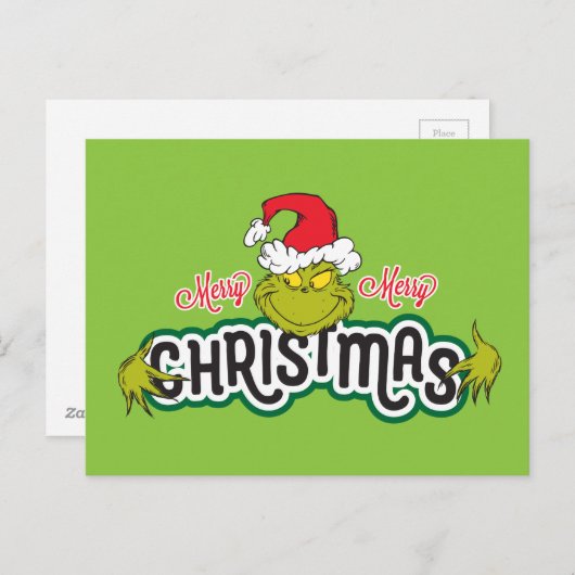 クラシックザグインチ |メリーメリークリスマス シーズンポストカード (正面/裏面)