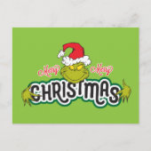 クラシックザグインチ |メリーメリークリスマス シーズンポストカード (正面)