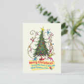 クラシックザグインチ 聖降誕祭お目出とう! シーズンポストカード (スタンド正面)