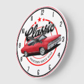 クラシックシェベル ラージ壁時計 (傾斜)