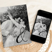 クラシックシックなアンパサンドFlat日付カードの保存