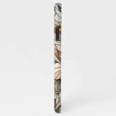 クラシックシックなステンドグラスフローラ iPhoneケース (右側)