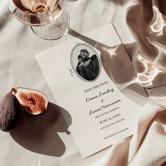 クラシックシックな結婚式の日付を保存 セーブザデート