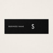 クラシックシックモダンスタイリッシュ白黒価格ラベル (正面)