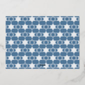 クラシックシャロムピースラブライトフォトハヌカー 箔シーズンカード (裏面)