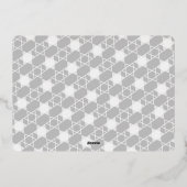 クラシックシャロムピースラブライトフォトハヌカー 箔シーズンカード (裏面)