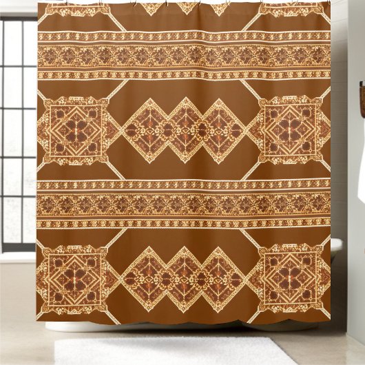 クラシックシャワーカーテンファ素朴ームハウス シャワーカーテン