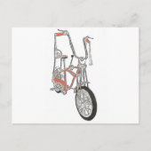 クラシックシュウィンオレンジクレート60の自転車 ポストカード (正面)