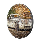 クラシックシルバースポーツカー ダーツボード (正面右)
