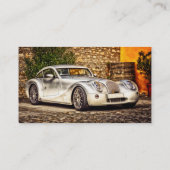 クラシックシルバースポーツカー 名刺 (裏面)