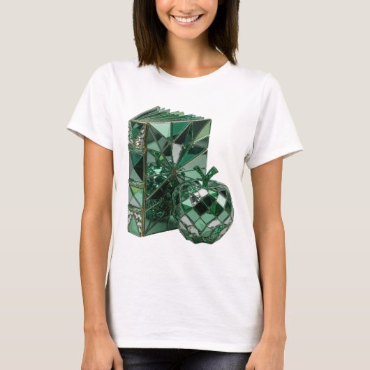 クラシックシルバー抽象芸術デザイン v3 tシャツ (正面)