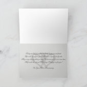 クラシックシルバー 25周年 結婚記念日 カード (内部)