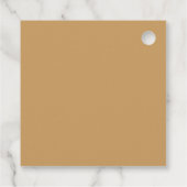 クラシックシンプルカスタム写真 フェイバータグ (裏面)