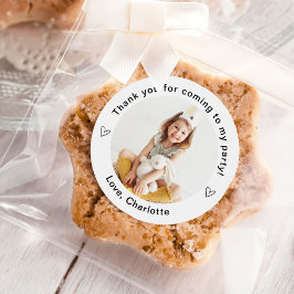 クラシックシンプルカスタム写真 ラウンドシール