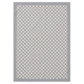 クラシックシンプルグレー市松模様にタータンチェック テーブルクロス (正面)