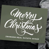 クラシックシンプルタイポグラフィロゴの追加 シーズンポストカード