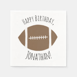 クラシックシンプルハッピーバースデー スタンダードカクテルナプキン