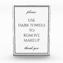 クラシックシンプルホワイトバスルーム化粧タオルブロック フォトブロック