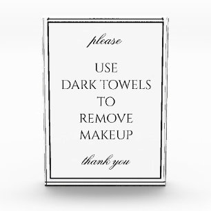 クラシックシンプルホワイトバスルーム化粧タオルブロック フォトブロック