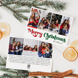 クラシックシンプルメリークリスマスセブンの写真 シーズンカード