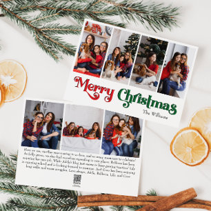 クラシックシンプルメリークリスマスセブンの写真 シーズンカード