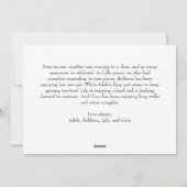 クラシックシンプルメリークリスマスフォーフォト シーズンカード (裏面)