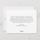 クラシックシンプルメリークリスマスフルフォト シーズンカード (裏面)