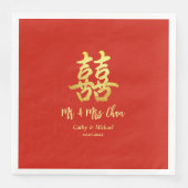 クラシックシンプル中国の結婚の二重の幸せ (正面)