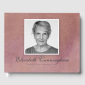 クラシックシンプル写真水彩記念碑 ゲストブック (正面)