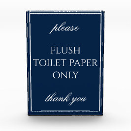 クラシックシンプル濃青浴室浄化ブロック フォトブロック