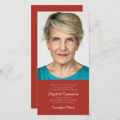 クラシックシンプル記念碑 サンキューカード (正面/裏面)