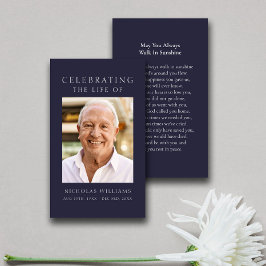 クラシックシンプル追葬祈りの言葉カード