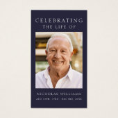 クラシックシンプル追葬祈りの言葉カード (正面)