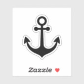 クラシックシンプル黒いかり輪郭シルエット シール (シート)