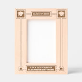 クラシックシンプル5x7Pキープサケ卒業写真 レーザー彫刻フレーム (正面)