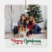 クラシックシンプル セラミックオーナメント (裏面)