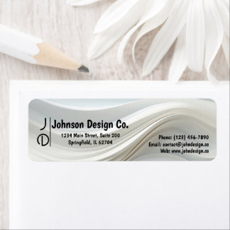 クラシックシンプル:差出人住所ラベル ラベル