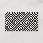 クラシックシンプルScriptモダン Chicの結婚Webサイト エンクロージャーカード (裏面)