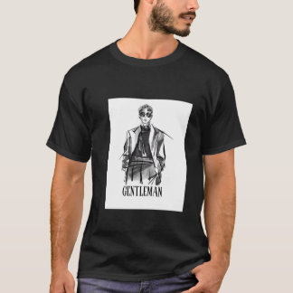 クラシックジェントルマントップス 男性のための永遠のファッション Tシャツ