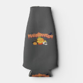 クラシックジップ付きハロウィンクールボトル ボトルクーラー (正面)